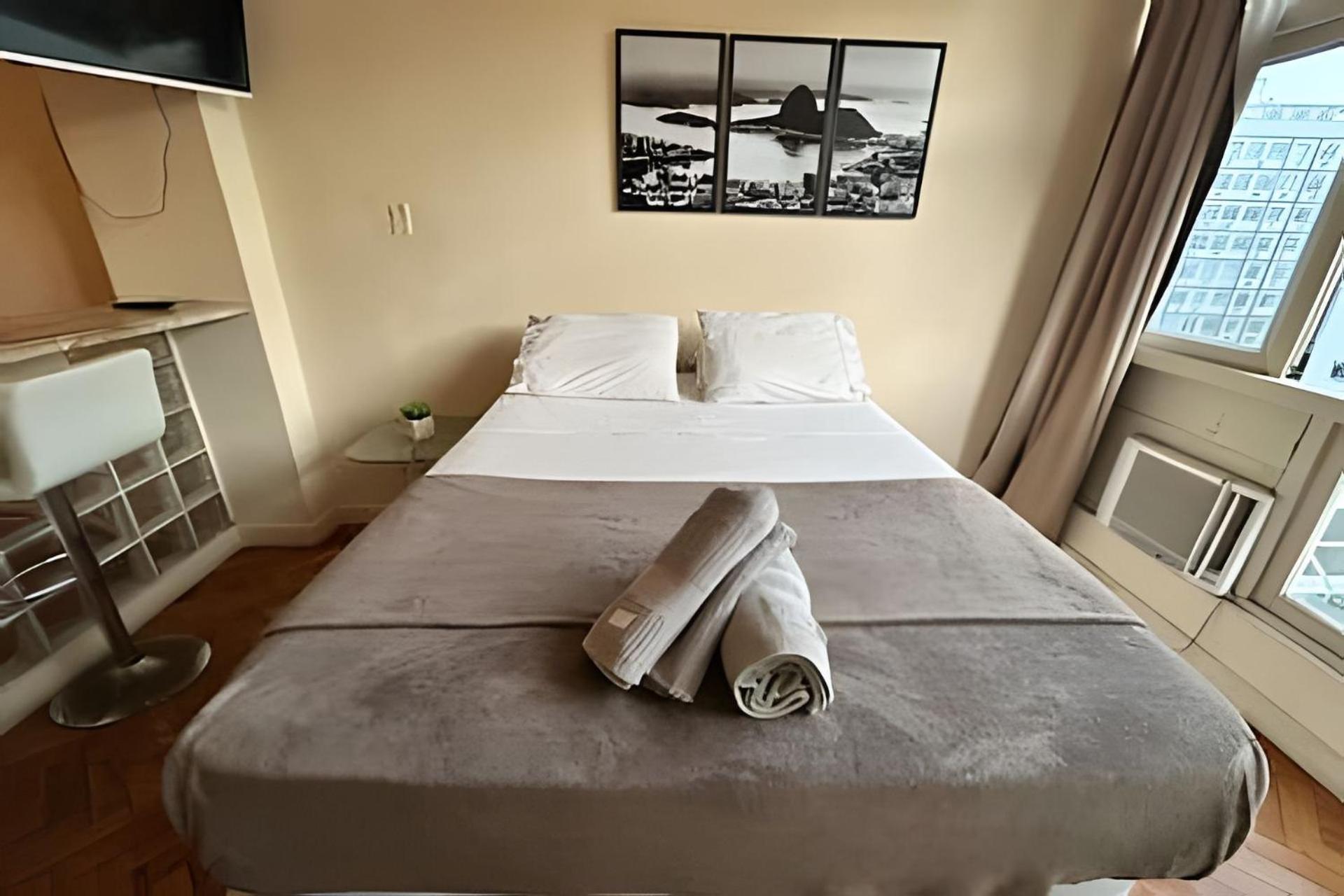 Apartamento Em Copacabana Com Vista Lateral Do Mar Rio de Janeiro Exteriér fotografie