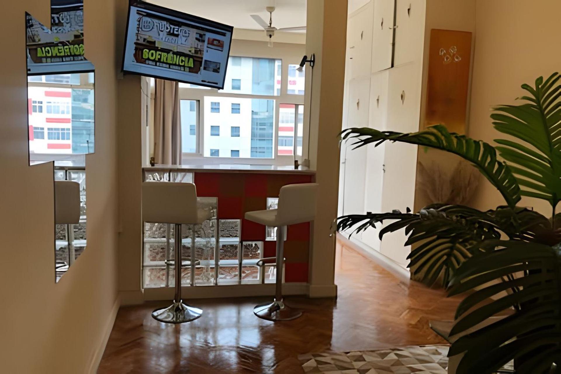 Apartamento Em Copacabana Com Vista Lateral Do Mar Rio de Janeiro Exteriér fotografie