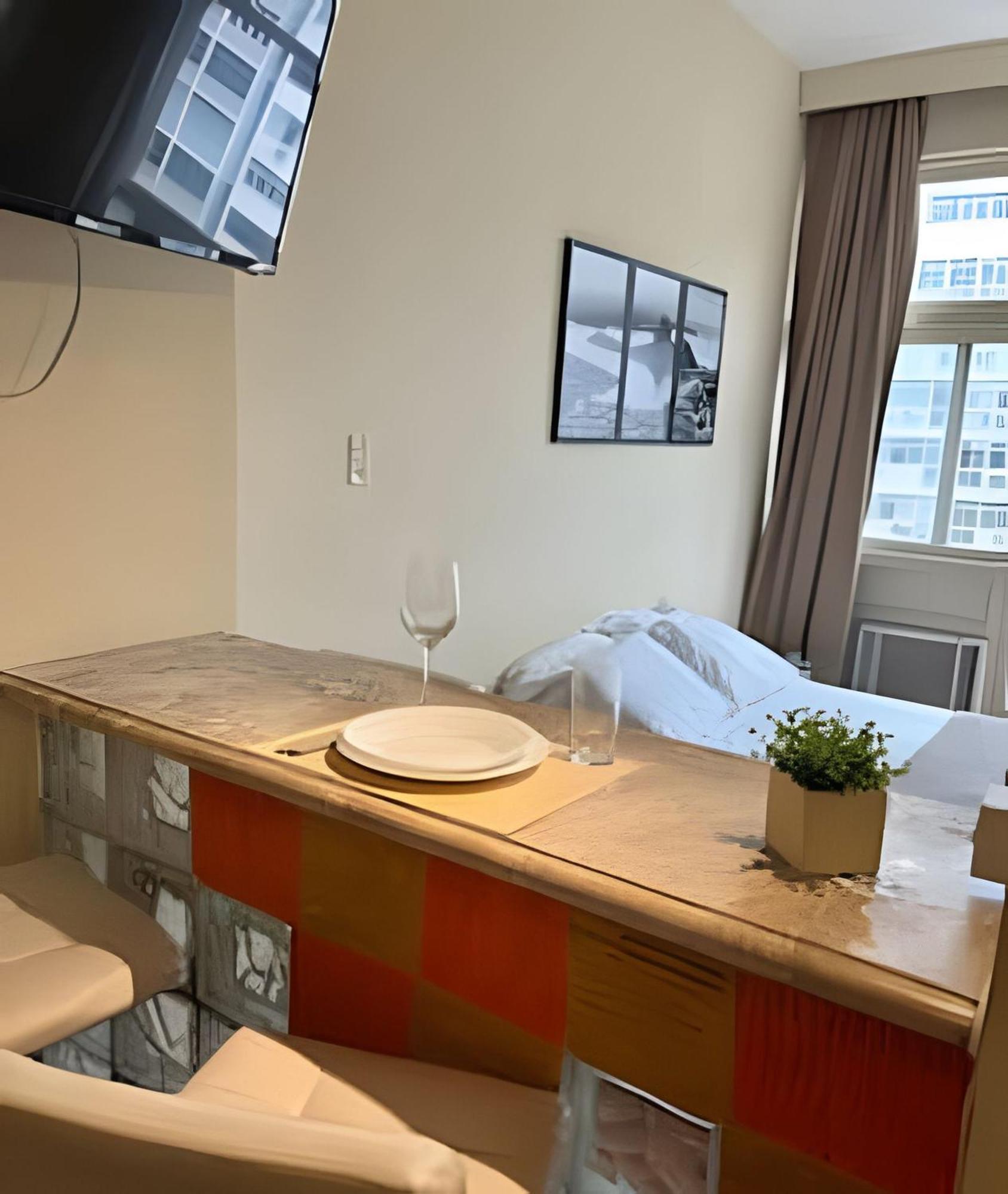 Apartamento Em Copacabana Com Vista Lateral Do Mar Rio de Janeiro Exteriér fotografie